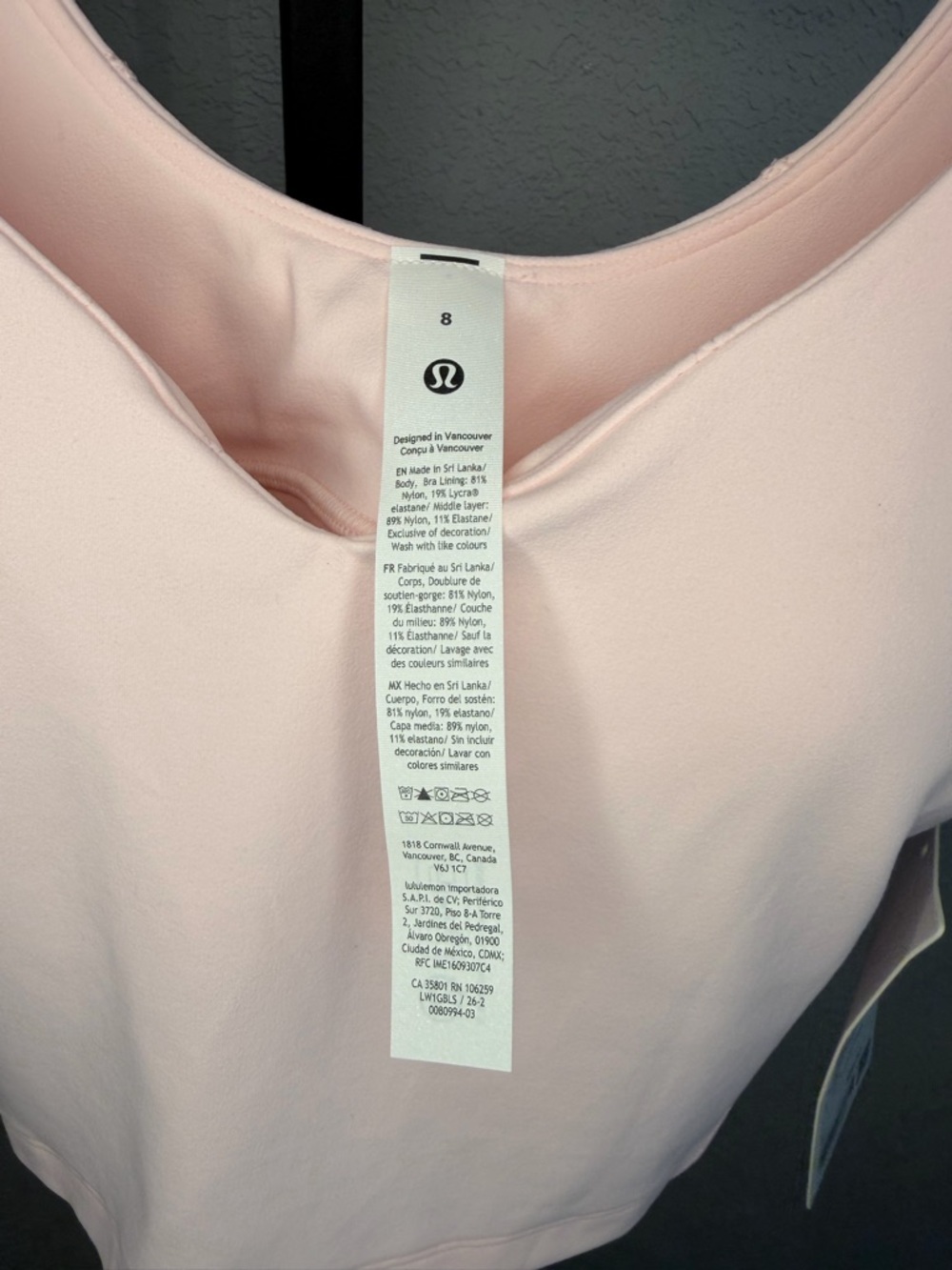 🆕Lululemon Align Tank in pink pearl - Picture 11 of 11